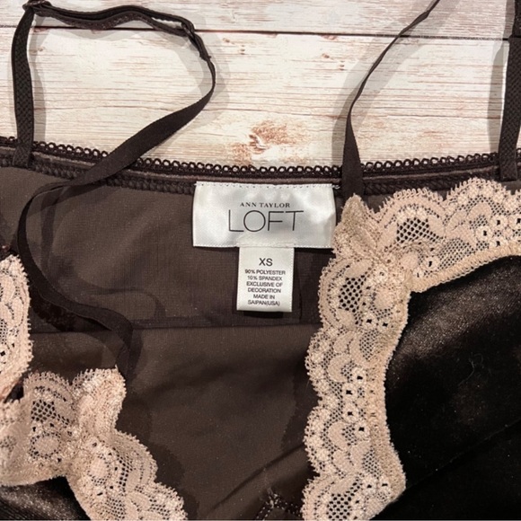 Loft Velvet Lace Camisole XS - Picture 5 of 5